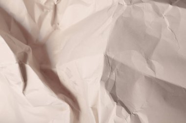 Beyaz buruşmuş kağıt arkaplan grunge doku arkaplanı