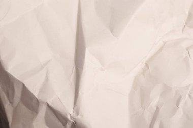 Beyaz buruşmuş kağıt arkaplan grunge doku arkaplanı