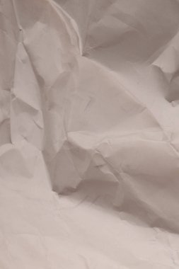 Beyaz buruşmuş kağıt arkaplan grunge doku arkaplanı