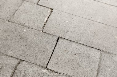 Gri Tuğla Taş Kaldırım dokusu arka planı