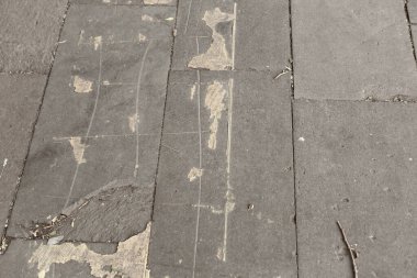 Gri Tuğla Taş Kaldırım dokusu arka planı