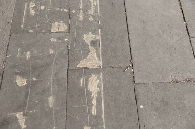 Gri Tuğla Taş Kaldırım dokusu arka planı