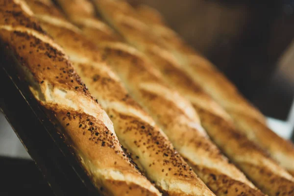 Heerlijk Natuurlijk Esthetisch Gebakken Brood — Stockfoto