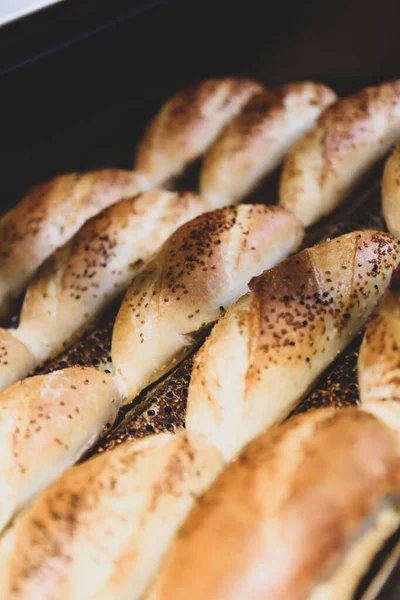 Heerlijk Natuurlijk Esthetisch Gebakken Brood — Stockfoto