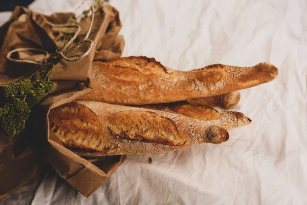 Lezzetli doğal estetik fırınlanmış ekmek