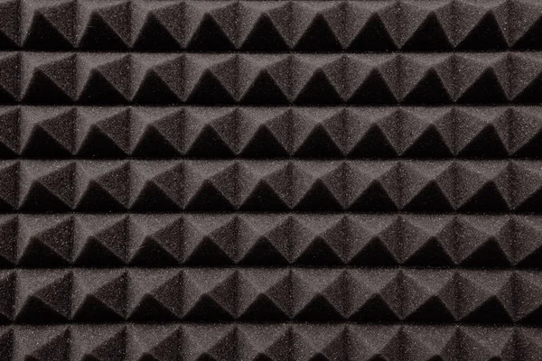 Studio Dźwięku Wykorzystujących Pianki Tło Zbliżenie — Zdjęcie stockowe