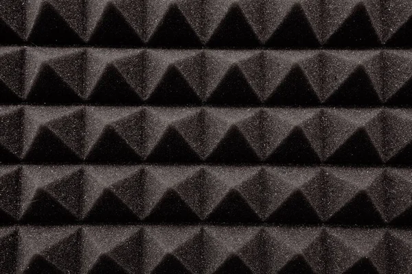 Κοντινό Πλάνο Του Στούντιο Ήχου Ακουστικό Αφρός Φόντο — Φωτογραφία Αρχείου