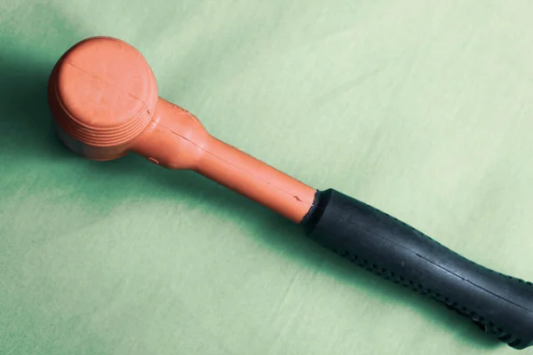 Red Black Rubber Hammer — Stockfoto