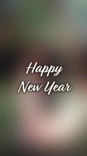 Blurred Background Happy New Year — Stock Photo, Image