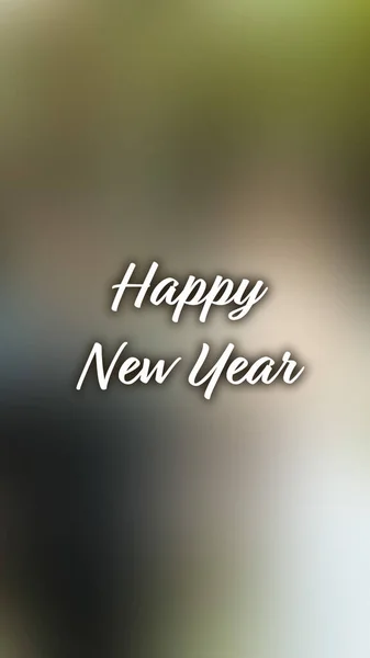 Blurred Background Happy New Year — Stock Photo, Image