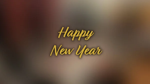 Blurred Background Happy New Year — Stock Photo, Image