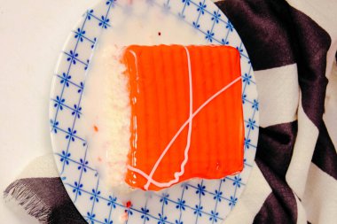 Masada lezzetli bir pasta var.