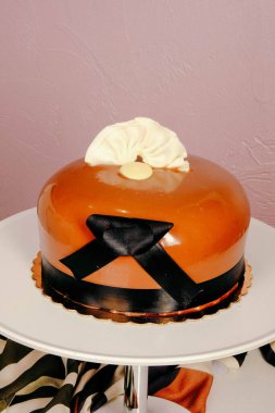 Masada lezzetli bir pasta var.