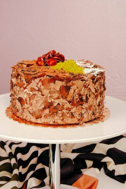 Masada lezzetli bir pasta var.