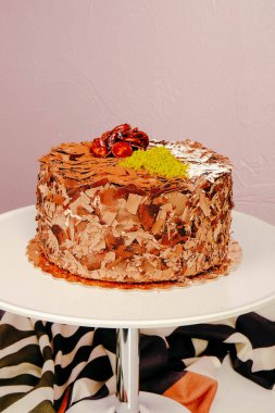 Masada lezzetli bir pasta var.