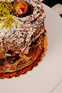 Masada lezzetli bir pasta var.