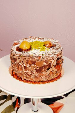 Masada lezzetli bir pasta var.