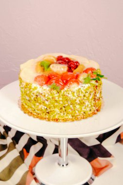 Masada lezzetli bir pasta var.