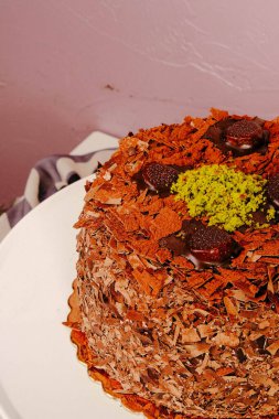 Masada lezzetli bir pasta var.