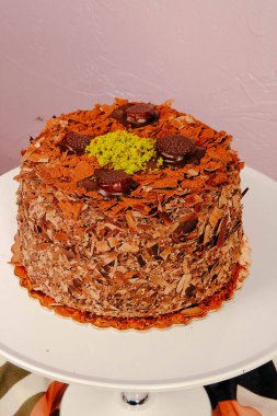 Masada lezzetli bir pasta var.