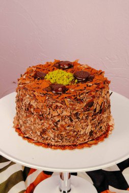 Masada lezzetli bir pasta var.