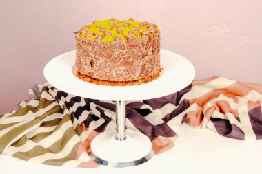 Masada lezzetli bir pasta var.