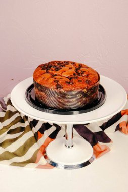 Masada lezzetli bir pasta var.