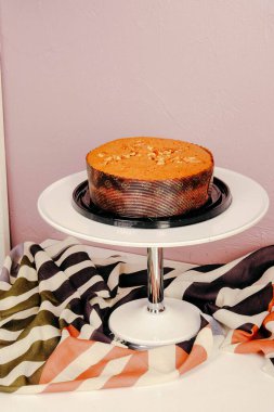 Masada lezzetli bir pasta var.