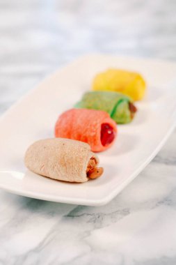 Masada lezzetli bir pasta var.