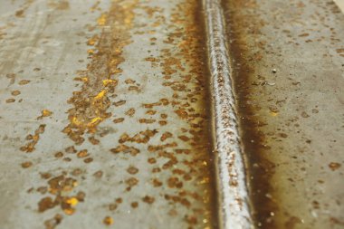 Paslı metal dokusu, eski grunge arkaplan