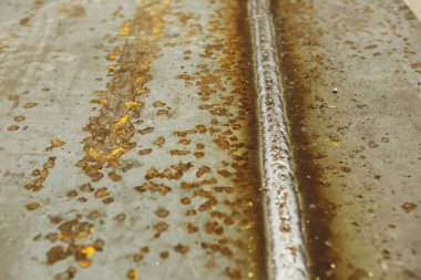 Paslı metal dokusu, eski grunge arkaplan