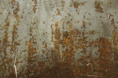 Paslı metal dokusu, eski grunge arkaplan