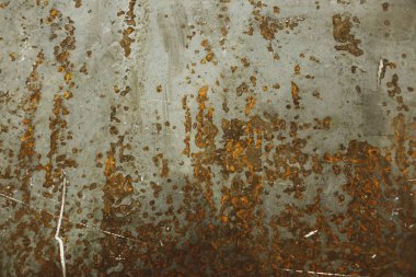 Paslı metal dokusu, eski grunge arkaplan