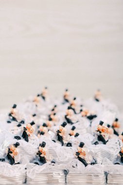 bir sürü değişik çikolatalı pralin