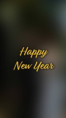 Arka plan bulanık. Mutlu yıllar.