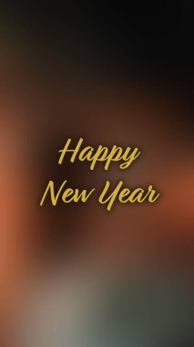 Arka plan bulanık. Mutlu yıllar.