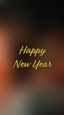 Arka plan bulanık. Mutlu yıllar.