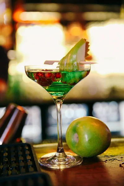 Boisson Cocktail Alcoolisée Sur Table Restaurant — Photo