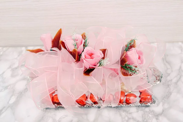 bir sürü değişik çikolatalı pralin