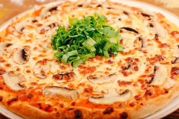 Délicieux Mélange Pizza Cuisine Italienne — Photo