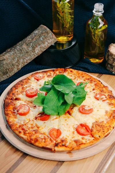 Deliciosa Mezcla Pizza Comida Italiana — Foto de Stock