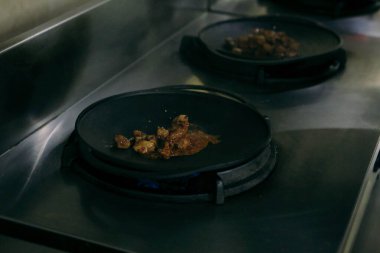 Meat Saute Turkish Et sote with Hair Pie Meat - Sac Tava - Sac Kavurma