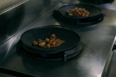 Meat Saute Turkish Et sote with Hair Pie Meat - Sac Tava - Sac Kavurma