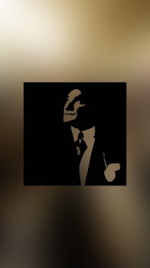 Atatürk 'ün çizimi. Türkiye Cumhuriyeti 'nin ilk cumhurbaşkanı. 