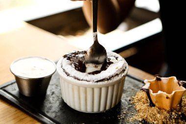 dondurma çikolatalı sufle