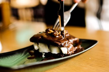 dondurma çikolatalı sufle