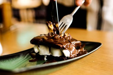 dondurma çikolatalı sufle