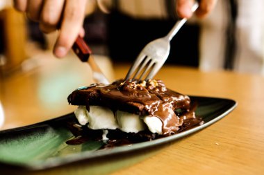 dondurma çikolatalı sufle