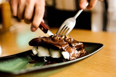 dondurma çikolatalı sufle