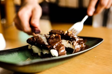 dondurma çikolatalı sufle